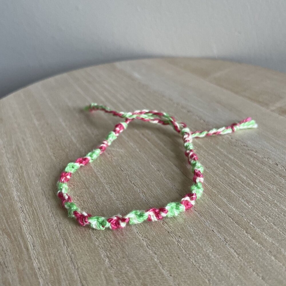 Amina Bracelet, anklet, trendy, comfortable, tie, embroidery thread, woven, gift